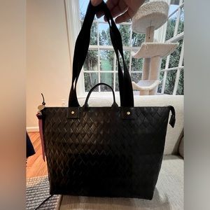 Clare V. black Le Zip Sac tote like brand new